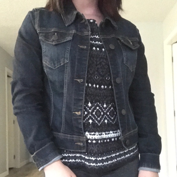 Dark blue jean jacket - Picture 4 of 5
